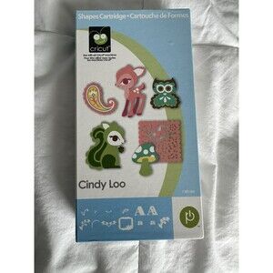 Cricut Cartridge Cindy Loo Shapes Cartridge Complete with Cartridge Pad & Book
